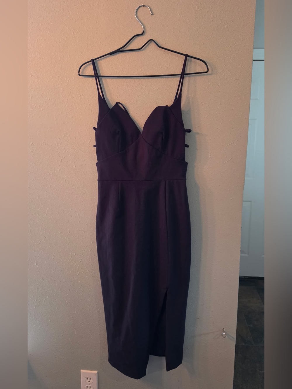 Talulah Katiebird Mini Dress Navy Blue Strappy Midi Cocktail Dress NWT S